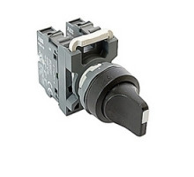 ABB  M3SS1-40B20   3POS, KNOB, A-B-C, BLK, BP