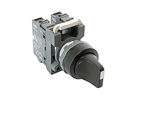 ABB  M3SS1-40B20   3POS, KNOB, A-B-C, BLK, BP