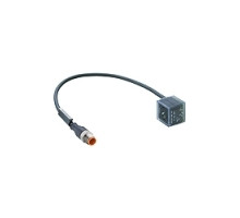 LUMBERG AUTOMATION 700000003 700000003  M8 Pico pluggable miniature actuator/sensor distribution box with LED pnp operation and function indicators, top-entry, 4-ports, M8 socket, 3-poles, 1 signal per socket, M12 connection for the control cabl