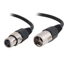 C2G  CG40059  CG40059                 Audio Cable, XLR 3-Pin Male to XLR 3-Pin Female, 6’ Length, Black