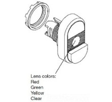 ABB  MPD14-11Y   Modular Double Pushbutton - Momentary - Flush/Extended - Green/Red Actuator, Yellow Indicator - Illuminated - No contact block - Lower Button: OFF - Upper Button: ON