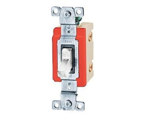 HUBBELL-KELLEMS DIV  HBL18223WCN   3 WAY TOG, IND GRD, 20A 347V WH