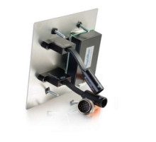 C2G  60147  CG60147                 Wallplate Transmitter, 2-Gang, HDMI Female/VGA Female/3.5 MM Stereo Female/RCA Composite Video Female/RCA Stereo Audio Female to RapidRun Optical Female/15-Pin Male, Aluminum