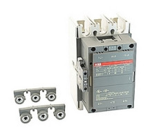 ABB  A210-30-11-86   3 pole, 350 amp, non-reversing across the line contactor with 415-440V AC coil and 1 NO and 1 NC auxiliary contacts
