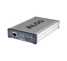 ALGO COMMUNICATION PRODUCTS  8301                 The Algo 8301 is a PoE IP Paging Adapter for traditional analog amplifiers. This adapter integrates existing and traditional paging solutions into a VoIP environment, whether premise or h