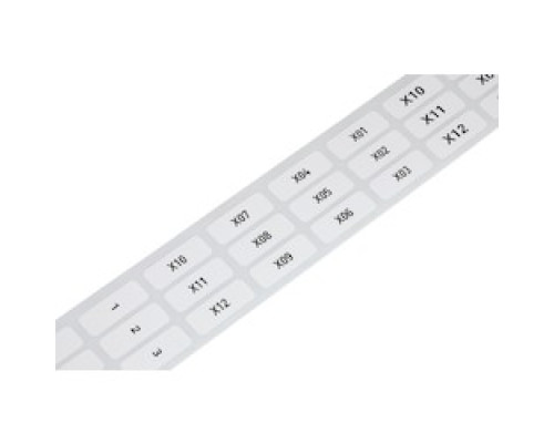 WAGO CORPORATION  210-808   POLYESTER LABELS 9,5MM X 25MM  1.500 MARKERS BY ROL