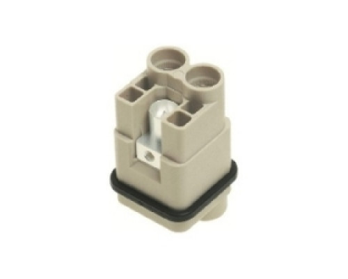 HARTING 09120022751 9120022751  Han Q Female Insert: Han Q 2/0-F 4-6 mm 10 mm opt.