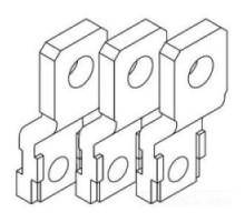 ABB  KT5EF-3   Extended Front Terminal used on T5 frame molded case circuit breaker, set of three