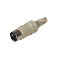 HIRSCHMANN  930014517   MAS 30 grey; Plug with insulated handle solder joint, 3 contacts, male, DIN 41524, 4A 34V AC/DC