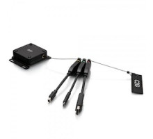 C2G  C2G30029                 Retractable Universal Mount 4K HDMI Dongle Adapter Ring with Color Coded Mini DisplayPort, DisplayPort, and USB-C