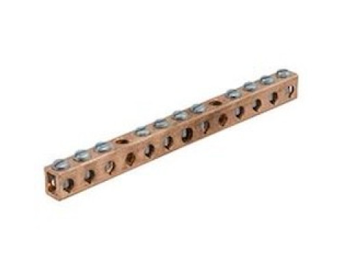 ILSCO CORP  D167-6  UPC 0783669161052                 GROUND BAR,6-TAP, 6-14AWG TAPS4-14AWG MAIN CONDUCTOR, CU UL, 600V