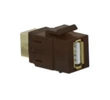 ON-Q/LEGRAND  WP1221BR                 Keystone Insert, USB 2.0 A/B Adapter, 0.65