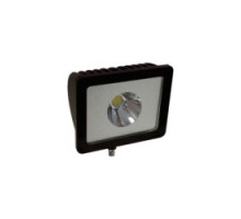 CREE INC  C-FL-A-RTS1-8L-40K-DB   LED Floodlight, 120-277V, Narrow, 8000L, 4000K, 70 CRI, Small, Dark Bronze