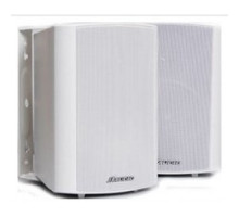 INTRASONIC  JA-T5W                 Outdoor Speaker, Bracket Mount, 20 to 120 Watt, 50 Hertz to 22 Kilohertz, 89 dB Sensitivity, 8 Ohm Impedance, 5-1/4