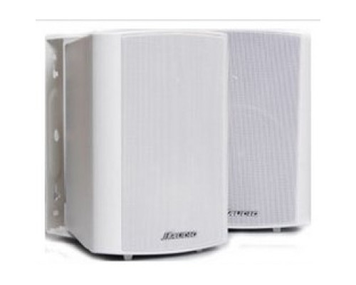 INTRASONIC  JA-T5W                 Outdoor Speaker, Bracket Mount, 20 to 120 Watt, 50 Hertz to 22 Kilohertz, 89 dB Sensitivity, 8 Ohm Impedance, 5-1/4