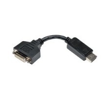TRIPP LITE P134-000-50BK         DisplayPort to DVI Cable Adapter, Converter for DP-M to DVI-I-F, 6-in. 15.24 cm , 50 Pack