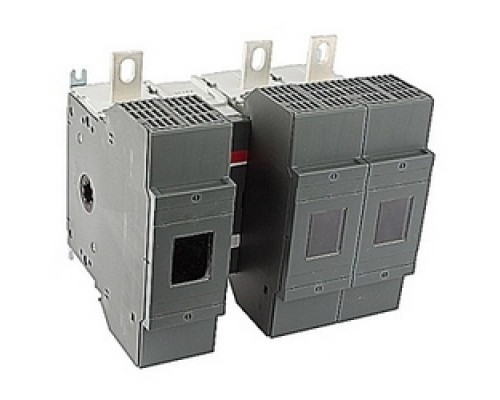 ABB  OS400J12   3 pole, 400 amps rated at 600 V AC, UL 98, open fusible disconnect switch for use with J fuse type