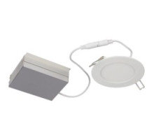 SIGNIFY NORTH AMERICAN CORP  FDL4R07930TE1W   LED Flat Downlight, Round, Recessed Mount, 120 Volt AC, 60 Hertz, 13 Watt, 700 Lumen, 9 CRI, 3000 K, 4