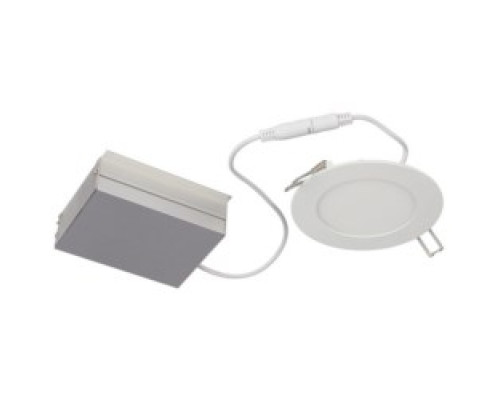 SIGNIFY NORTH AMERICAN CORP  FDL4R07930TE1W   LED Flat Downlight, Round, Recessed Mount, 120 Volt AC, 60 Hertz, 13 Watt, 700 Lumen, 9 CRI, 3000 K, 4