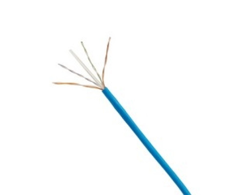PANDUIT PUP6C2804BU-U         Category 6 copper cable, 4-pair, 28 AWG, U/UTP, plenum CMP , Blue, 1000ft/ 305m.