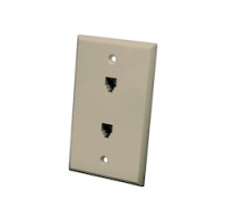 VANCO  820551                 Decor Style Face Plates, Single & Lt. Almond