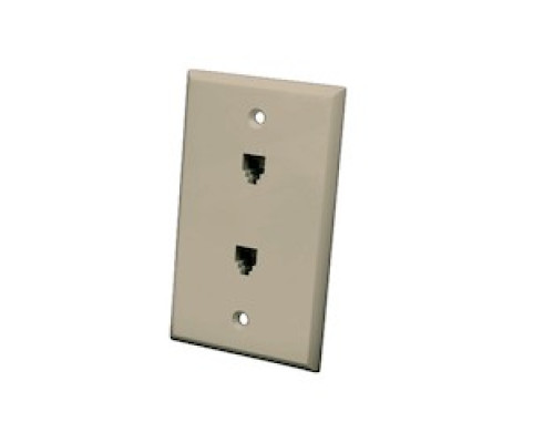 VANCO  820551                 Decor Style Face Plates, Single & Lt. Almond