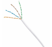 PANDUIT  PUR5C04BL-U                 Copper Cable, Category 5e, 4-Pair, 24 AWG, U/UTP, CMR, Black, Riser, 1000ft/305m Reel