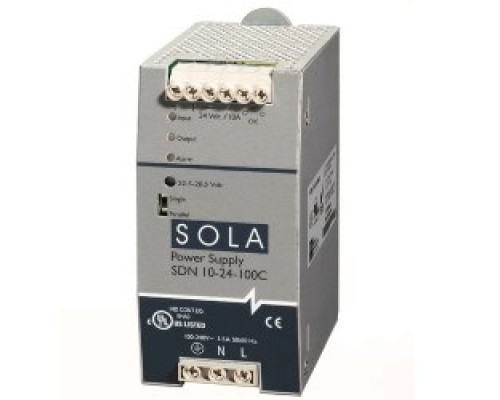 SOLA HD  SDN1024100C  78347200195   240W 24V DIN S/P 115/230V IN POWER SUPPLY