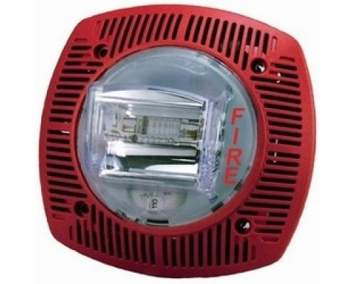 BOSCH SECURITY SYSTEMS  G-SSPK24WLPR                 Wall Speaker/strobe 15-110cd 24V, Red