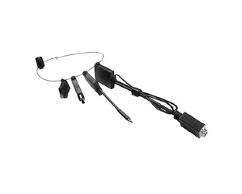 COMPREHENSIVE CONNECTIVITY RING-5         Adapter Ring with 4 Adapters Mini-DisplayPort M to HDMI F Adapter, DisplayPort M to HDMI F Adapter, and USB-C M to HDMI F Dongle and VGA M to HDMI F Dongle