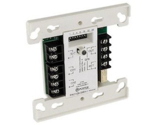 POTTER ELECTRIC  3992724  PAD 100-SM                 PAD 100-SM: SPEAKER MODULE FOR ARC / AFC SERIES ONLY
