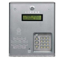 LINEAR CORPORATION  ACP00937  AE-100                 Access Control Telephone Entry System, 16 Volt AC, 10/7 Ampere at 30 Volt AC/DC Relay, 125-Directory, LCD Technology 2 Line, 16 Character Display, Built-In Microphone/Speaker