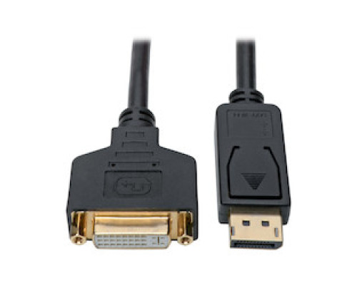 TRIPP LITE P134-001-GC         DisplayPort to DVI Adapter Video Converter, Black M/F , 1 ft.