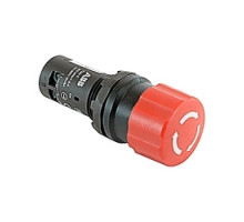 ABB  CE3T-10R-01   E Stop Push Button 30mm Twist Rel Non Illum Red 1NC