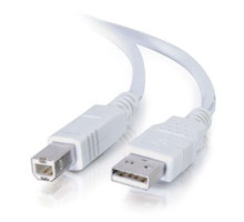 C2G  CG13401  CG13401                 5m USB 2.0 A/B Cable WHITE