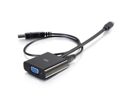 C2G  CG54683  54683                 8in Mini DisplayPort To VGA M/F With 3.5mm