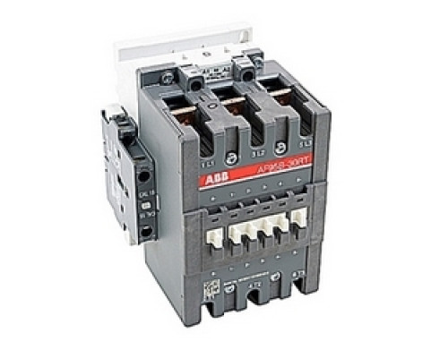 ABB  AF95B3011RT-69   3 pole, 125 amp across the line contactor with a 48-130V AC/DC coil, no auxiliary contacts, and ring tongue termination
