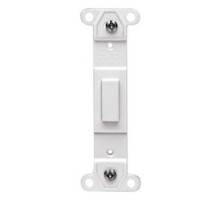 LEVITON  80700-I                 IVORY WALLPLATE ADAPTER BLANK TOGGLE NO HOLE