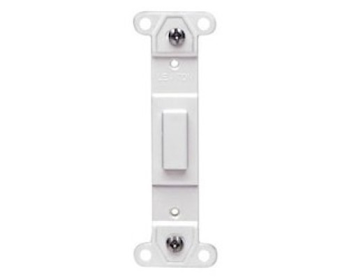 LEVITON  80700-I                 IVORY WALLPLATE ADAPTER BLANK TOGGLE NO HOLE