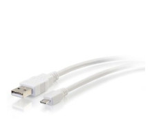 C2G  CG27443  27443                 6 ft. USB 2.0 A M To Micro-USB B M White