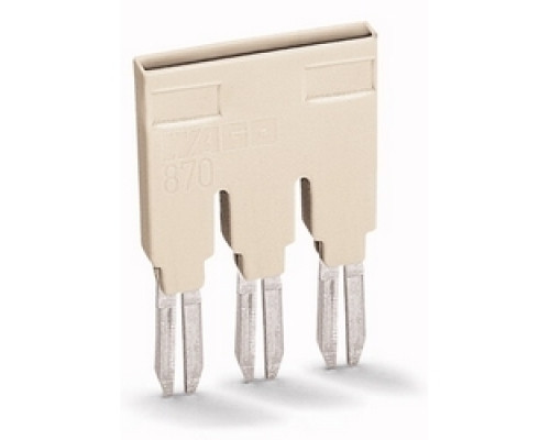 WAGO CORPORATION  859-410   PUSH-IN TYPE JUMPERS BAR  10-POLE NOMINAL 18A