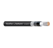 SOUTHWIRE COMPANY  56967902                 TelcoFlex III Central Office Power Cable, 10 AWG, Single Conductor, Class B Strand with Braid, LSZH, 600 Volts, Black