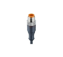 LUMBERG AUTOMATION  600003098  RST 5-228/2M   M12 Micro actuator/sensor cordset, single-ended, 5-poles, male straight connector with self-locking thread and black PUR halogen-free molded cable. cable length: 2M