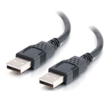 C2G  CG28106  CG28106                 USB 2.0 A Male to A Male Cable, 2 Meter Length, Black