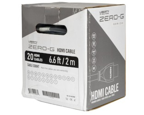 LIBERTY AV  ZG-H02MBP                 Liberty Zero-G Series Copper HDMI Cable Master Pack