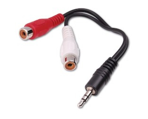 VANCO  AC3K                 3.5mm Stereo Plug to 2-RCA Female Jacks 