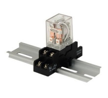ALTRONIX  RDC48   Relay and Base Module, 28VDC, DPDT Contacts @ 10A - 220VAC/28VDC, DIN Rail Mountable