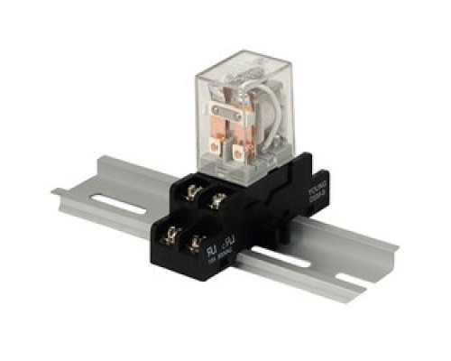 ALTRONIX  RDC48   Relay and Base Module, 28VDC, DPDT Contacts @ 10A - 220VAC/28VDC, DIN Rail Mountable