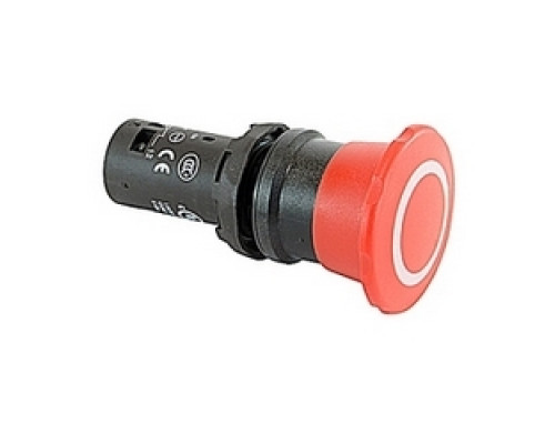ABB  CE4P-10R-02   Compact emergency stop pull release pushbutton with red mushroom actuator and 22mm mounting and 2 NC contact blocks
