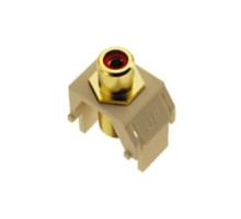 ON-Q/LEGRAND  WP3462IV                 Keystone Insert, Audio/Video, RCA to F Connector, 0.87